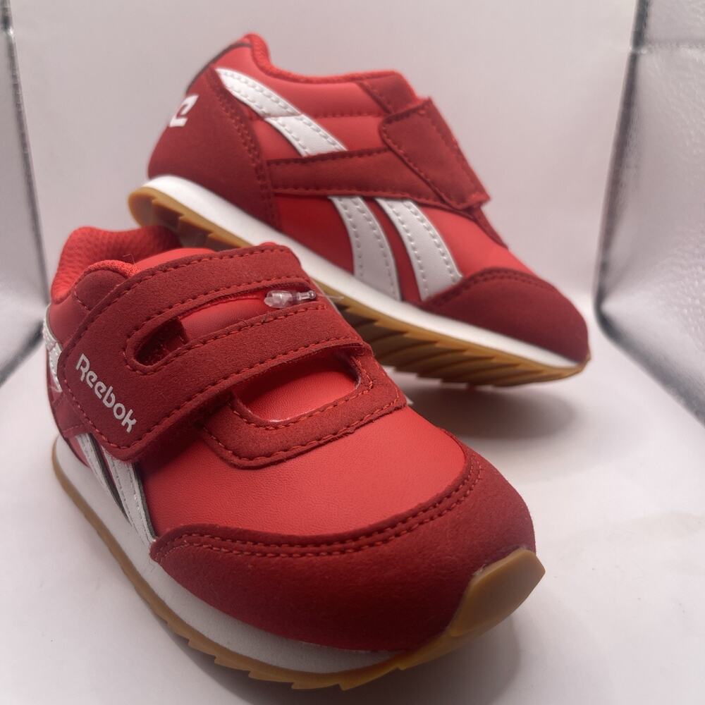 Reebok Toddler Boys Sneakers Size 6 Red White NIB